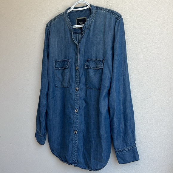Rails denim Button Down Shirt - Picture 5 of 11